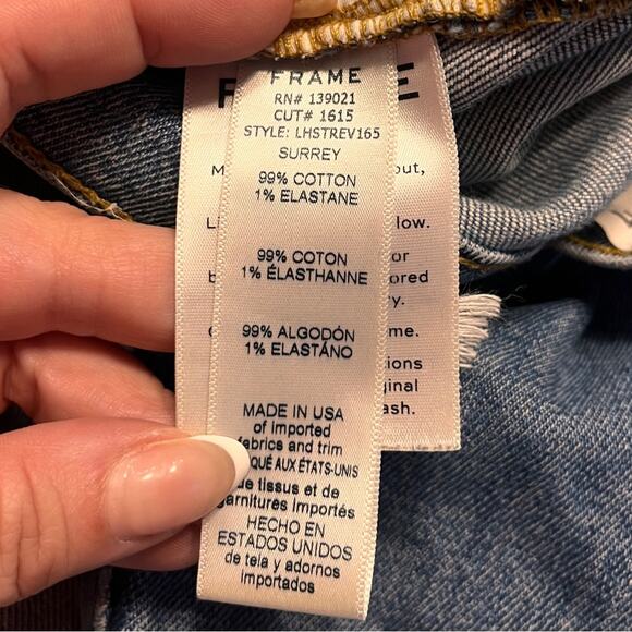 FRAME Women’s Le High Skinny Jeans in Surrey Size 28 - Picture 7 of 11